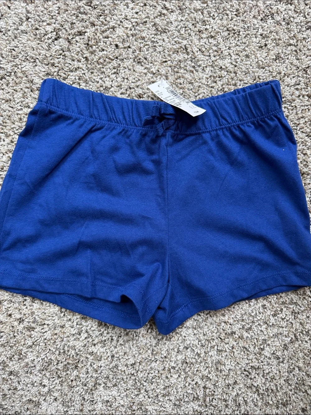 NWT Children's Place girls size medium 7/8 Athletic Knit Shorts in Royal Blue